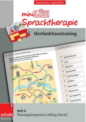 Schubi-LÜK-Sprachtherapie Erwachsene / miniLÜK-Sprachtherapie - Hirnfunktionstraining