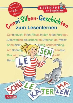 LESEMAUS zum Lesenlernen Sammelbände: Conni Silben-Geschichten zum Lesenlernen