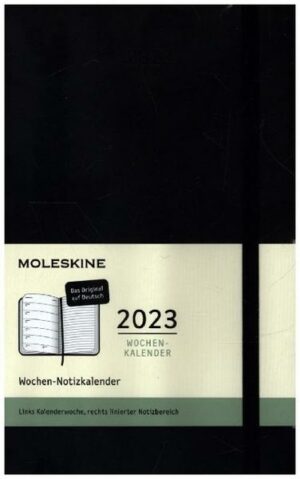 Moleskine 12 Monate Wochen Notizkalender Deutsch 2023
