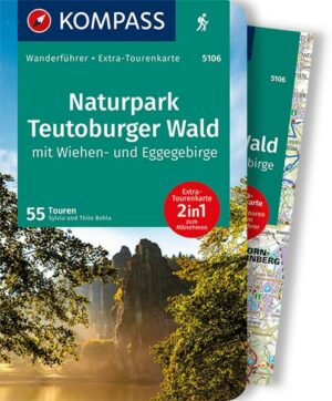 KOMPASS Wanderführer 5106 Naturpark Teutoburger Wald mit Wiehen- und Eggegebirge