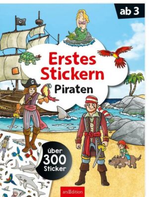 Erstes Stickern – Piraten