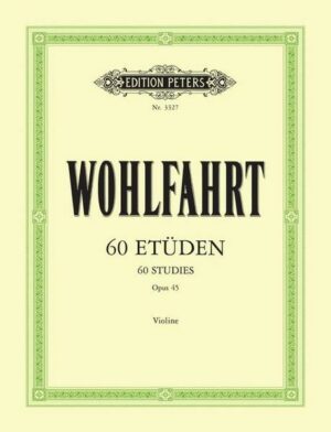 60 Etüden für Violine solo op. 45