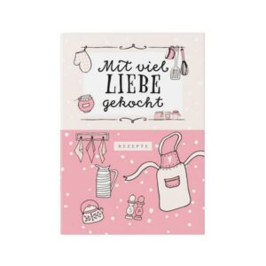 Rezeptbuch zum Selberschreiben in rosa