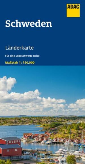 ADAC LänderKarte Schweden 1:750 000