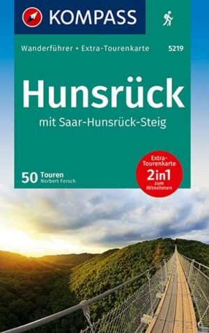 KOMPASS Wanderführer 5219 Hunsrück mit Saar-Hunsrück-Steig