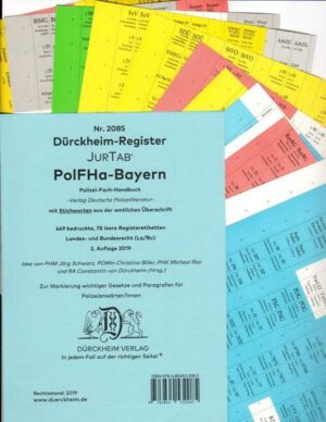 DürckheimRegister® PolFHa- Polizei-Fach-Handbuch