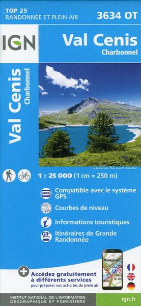 Val Cenis  Charbonnel 1 : 25 000