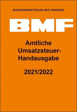 Amtliche Umsatzsteuer-Handausgabe 2021/2022