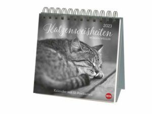 Wegler Katzen Weisheiten Premium-Postkartenkalender 2023