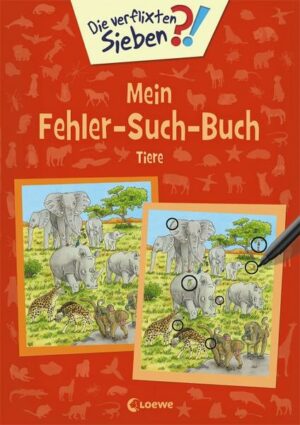 Die verflixten Sieben - Mein Fehler-Such-Buch - Tiere