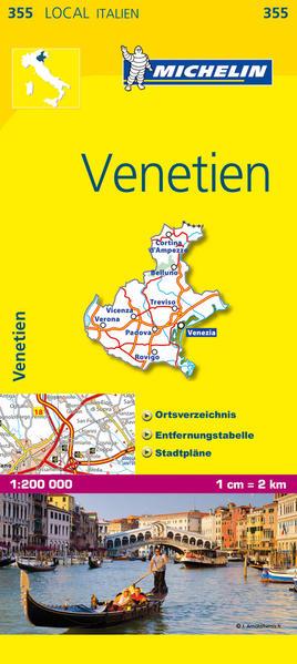 Michelin Lokalkarte Venetien 1 : 200 000