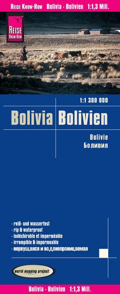 Reise Know-How Landkarte Bolivien / Bolivia (1:1.300.000)