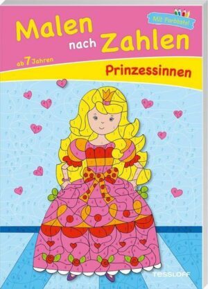 Malen nach Zahlen Prinzessinnen. Ab 7 Jahren