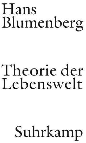 Theorie der Lebenswelt