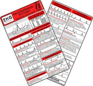 Herzrhythmusstörungen - Medizinische Taschen-Karte