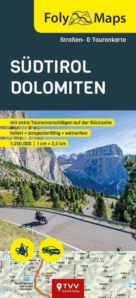 FolyMaps Südtirol Dolomiten 1:250 000