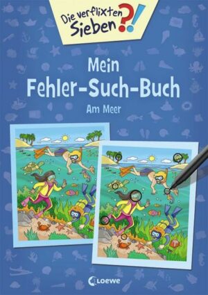 Die verflixten Sieben - Mein Fehler-Such-Buch - Am Meer