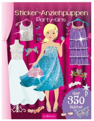 Sticker-Anziehpuppen – Party-Girls