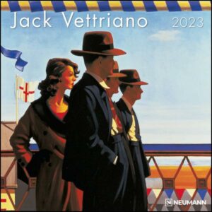 Jack Vettriano 2023 - Wand-Kalender - Broschüren-Kalender - 30x30 - 30x60 geöffnet - Kunst-Kalender