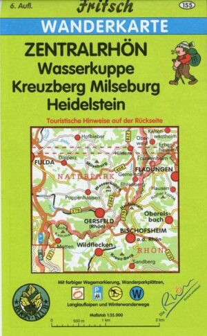 Zentralrhön 1 : 35 000 Wanderkarte