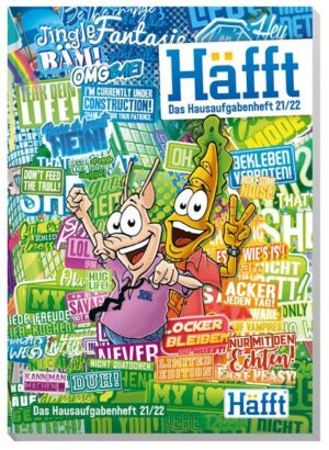 Häfft - Das Hausaufgabenheft! 2021/2022 A5 Motiv 'Stickermania'