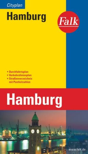 Falk Cityplan Hamburg 1 : 25 000 - 1 : 27 000