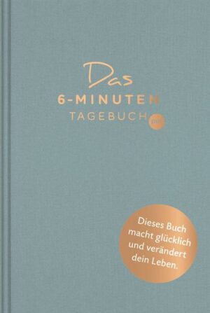 Das 6-Minuten-Tagebuch pur (aquarellblau)