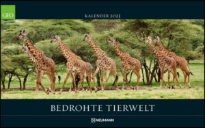 GEO Bedrohte Tierwelt 2023 - Wand-Kalender - Tier-Kalender - Poster-Kalender - 58x36