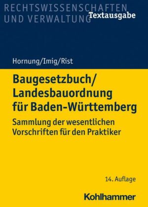 Baugesetzbuch/Landesbauordnung für Baden-Württemberg