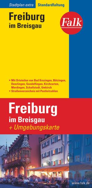 Falk Stadtplan Extra Standardfaltung Freiburg / Breisgau