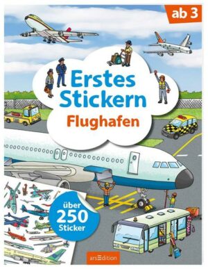 Erstes Stickern – Flughafen