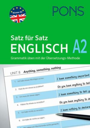 PONS Satz für Satz Englisch A2