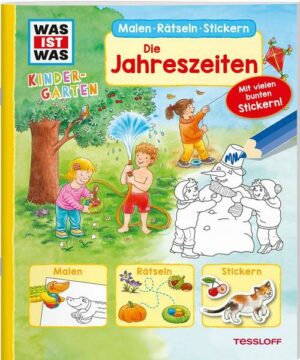 WAS IST WAS Kindergarten Malen Rätseln Stickern Die Jahreszeiten