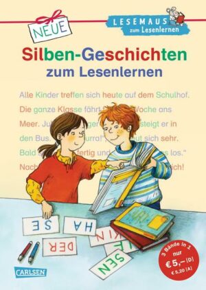 LESEMAUS zum Lesenlernen Sammelbände: Neue Silben-Geschichten zum Lesenlernen