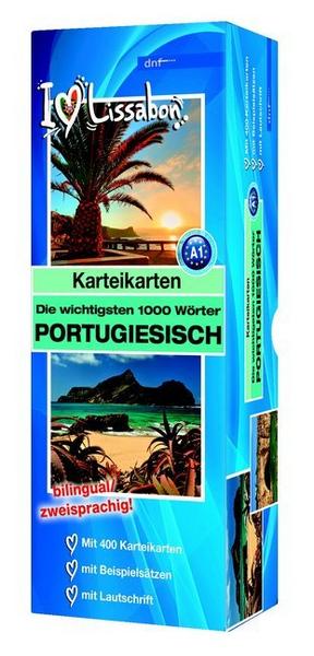 Karteikarten Die wichtigsten 1000 Wörter Portugiesisch (A1)