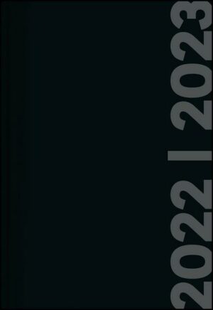 Collegetimer Black Label 2022/2023 - Schüler-Kalender A5 (15x21 cm) - schwarz - Day By Day - 352 Seiten - Terminplaner - Notizbuch - Alpha Edition