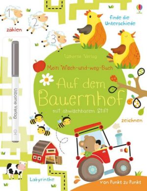 Mein Wisch-und-weg-Buch: Auf dem Bauernhof