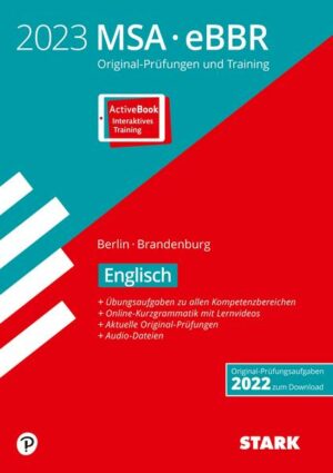 STARK Original-Prüfungen und Training MSA/eBBR 2023 - Englisch - Berlin/Brandenburg