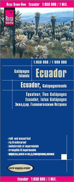 Reise Know-How Landkarte Ecuador