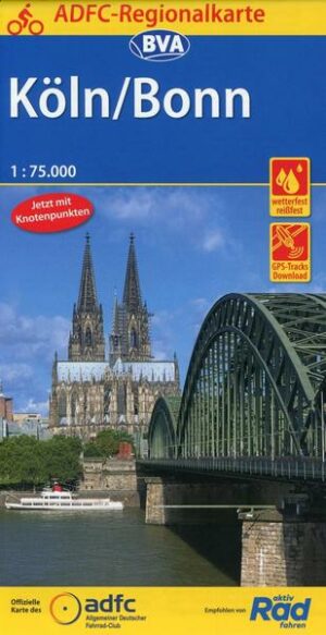ADFC-Regionalkarte Köln/Bonn 1:75.000