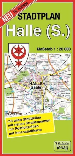 Stadtplan Halle (Saale) 1 : 20 000