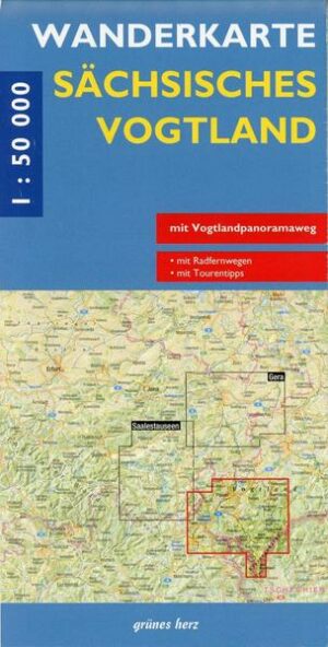 Wanderkarte Sächsisches Vogtland 1:50.000