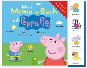 Mein Memo-Buch mit Peppa Pig - Mit 2 x 20 Memo-Karten