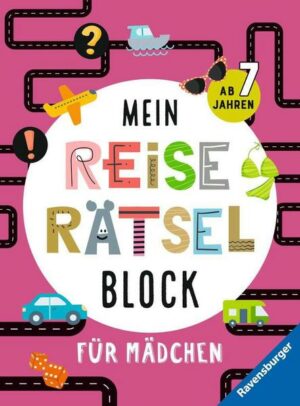 Mein Reise-Rätselblock für Mädchen