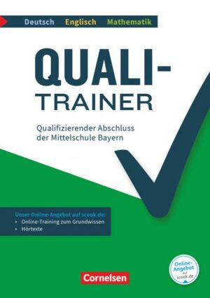 Quali-Trainer Deutsch/Englisch/Mathematik - Bayern - 9. Jahrgangsstufe