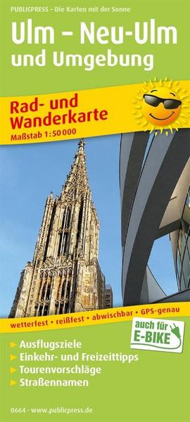 Ulm - Neu-Ulm und Umgebung 1 : 50 000