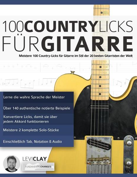100 Country-Licks für Gitarre