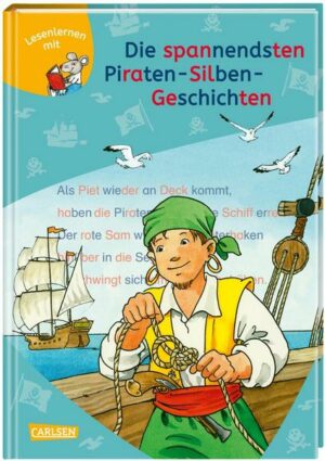 LESEMAUS zum Lesenlernen Sammelbände: Die spannendsten Piraten-Silben-Geschichten