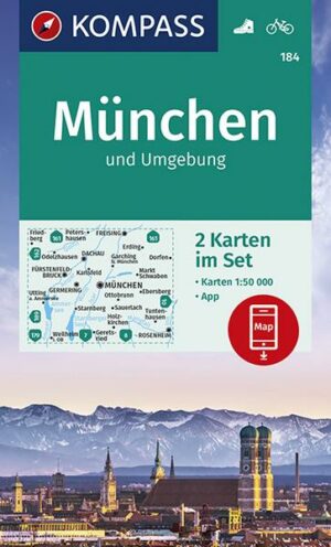 KOMPASS Wanderkarte München und Umgebung