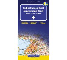 KuF Schweden 03. Süd-Schweden (Ost) 1 : 250 000. Straßenkarte